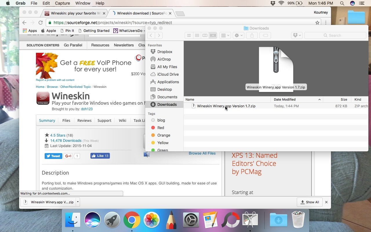 Wineskin for MAC S & S Computing